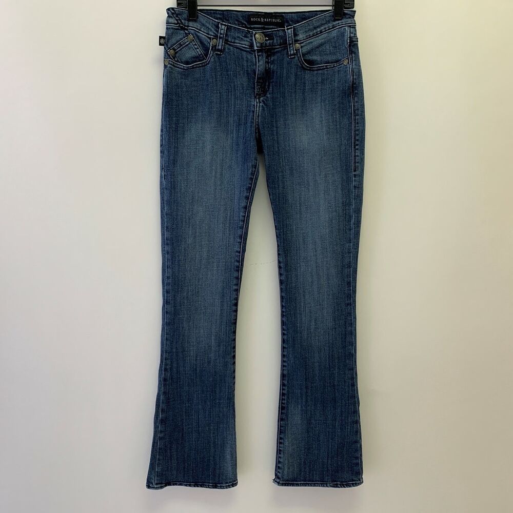Rock & Republic Kasandra Denim‎ Jeans Women's Pants Size 8 M Blue
